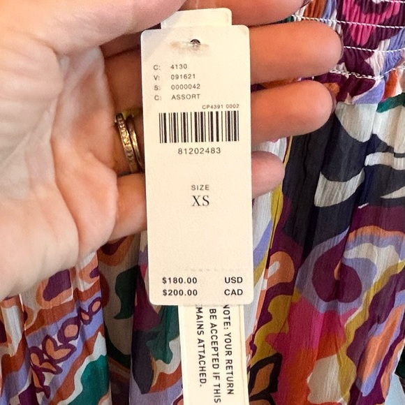 NWT Anthropologie The Odetta Ruffled V-Neck Maxi Dress - Picture 5 of 12